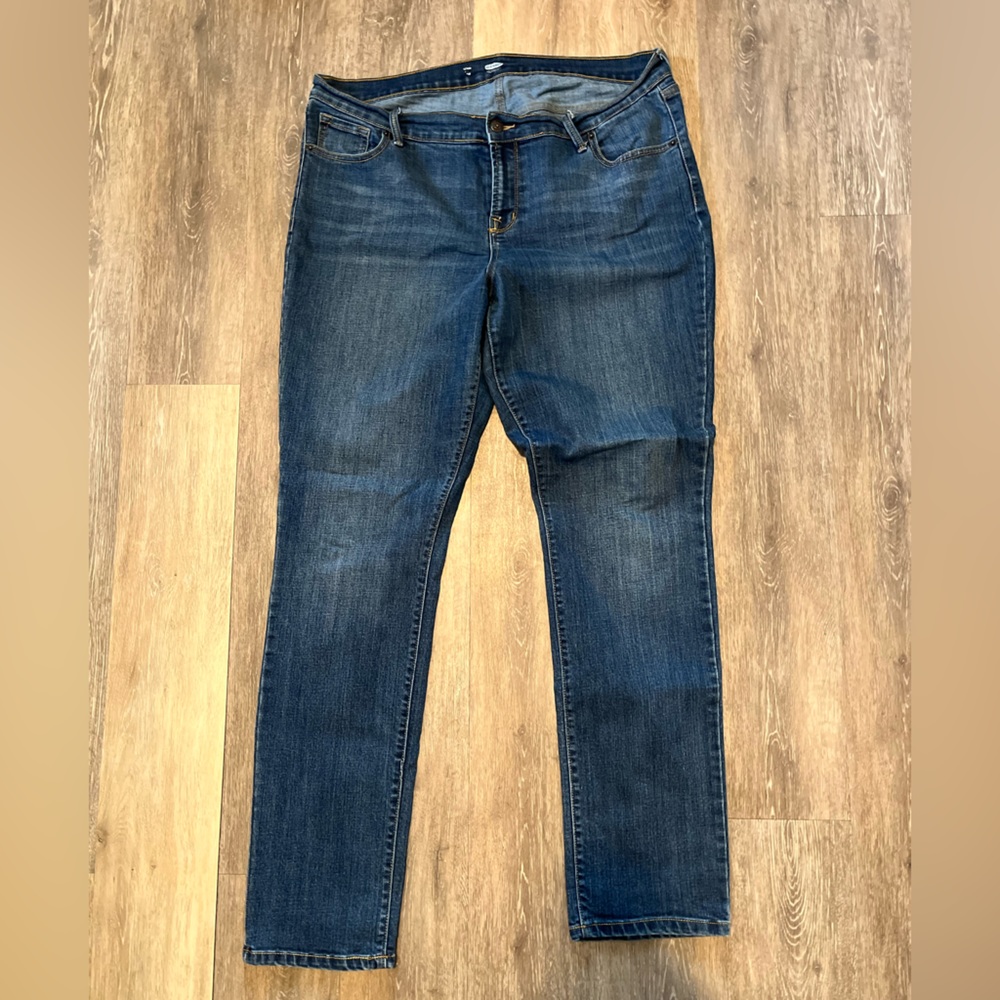 Old Navy 14 LONG straight jeans